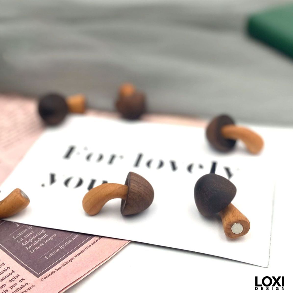 Loxi Design™ Mushroom Fridge Magnet