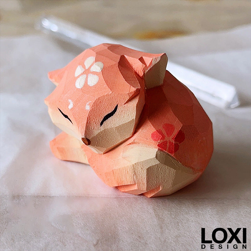 Loxi Design™ Handcrafted Lucky Fox