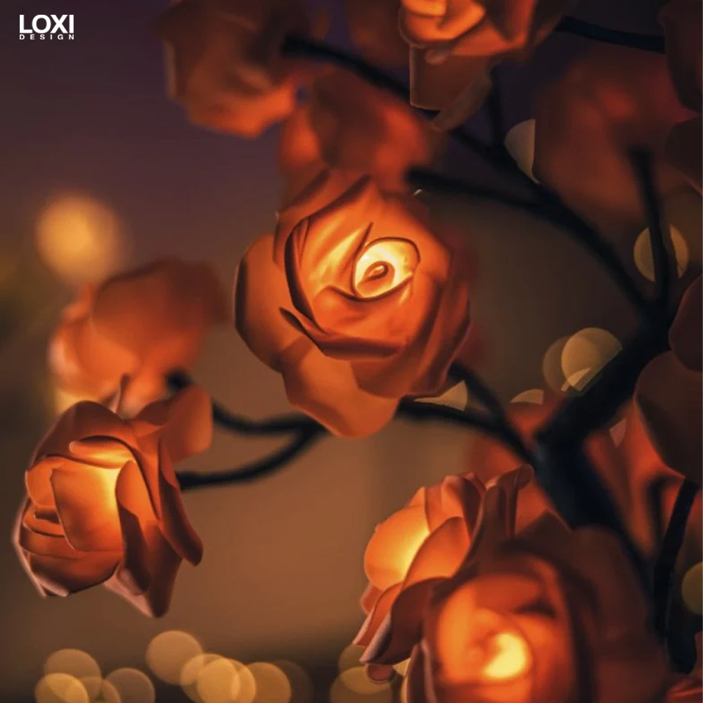 Loxi Design™ Forever Rose Tree Lamp