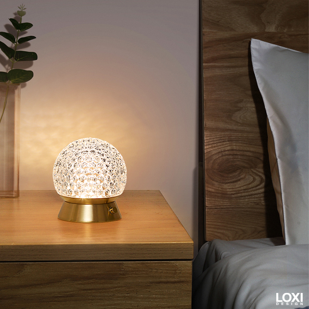 Loxi Design™ Crystal Ball Night Lamp
