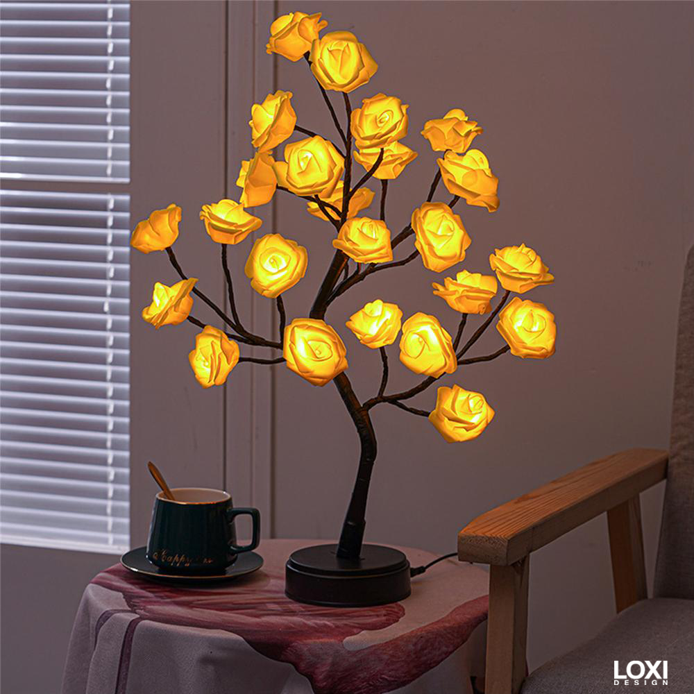 Loxi Design™ Forever Rose Tree Lamp